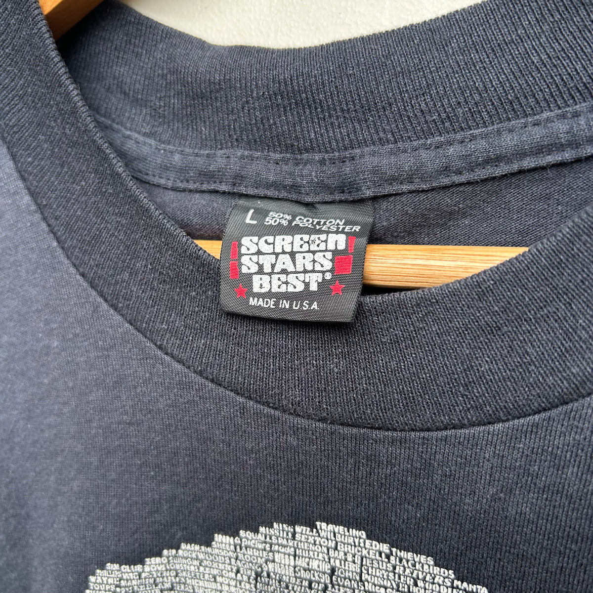 1989 Family Tree of American Rock Vintage T-shirt
