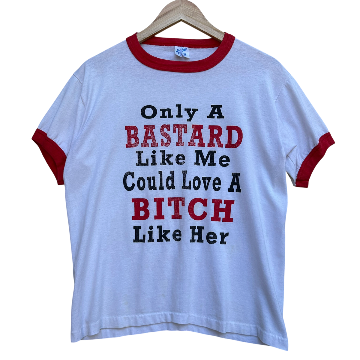 1970’s Only a Bastard Novelty Ringer T-shirt