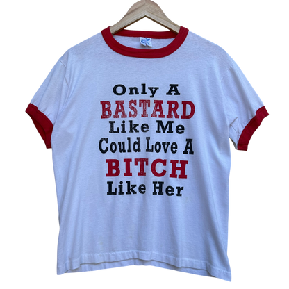 1970’s Only a Bastard Novelty Ringer T-shirt
