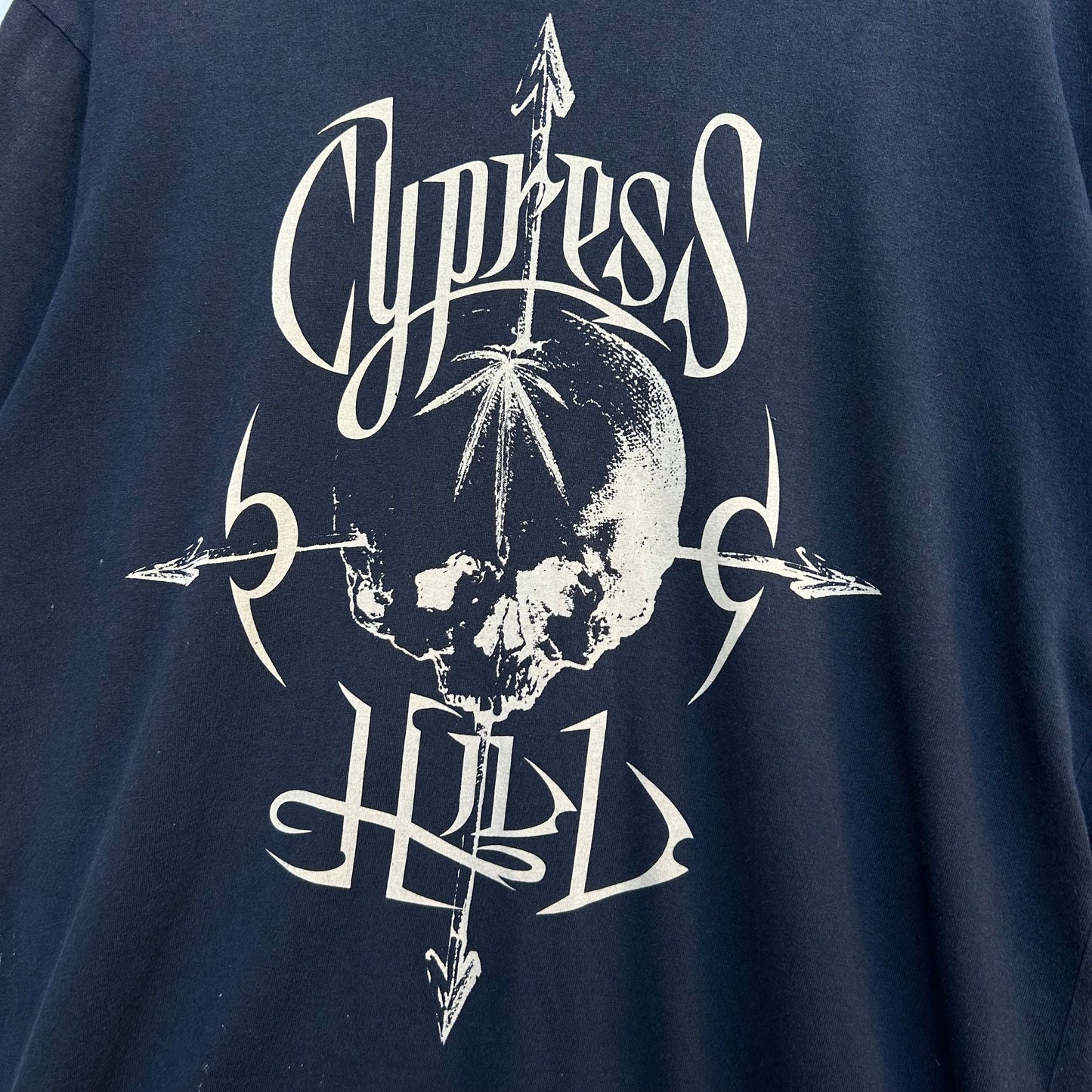 1993 Cypress Hill Black Sunday Skull and Arrow Vintage T-shirt