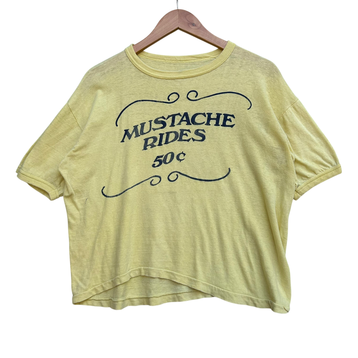 1970’s Mustache Rides 50c T-shirt