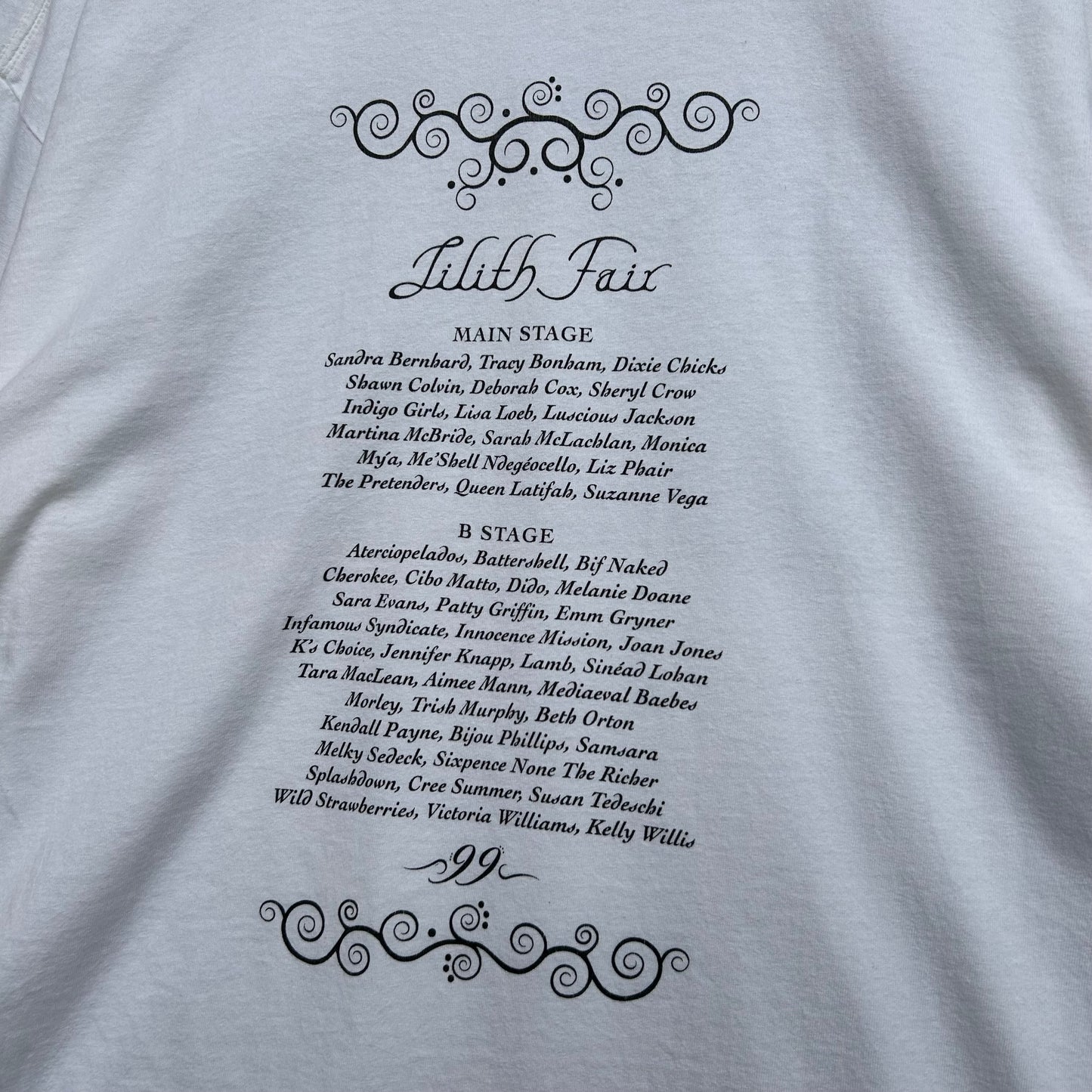 1999 Lilith Fair Women’s Music Festival Vintage T-shirt