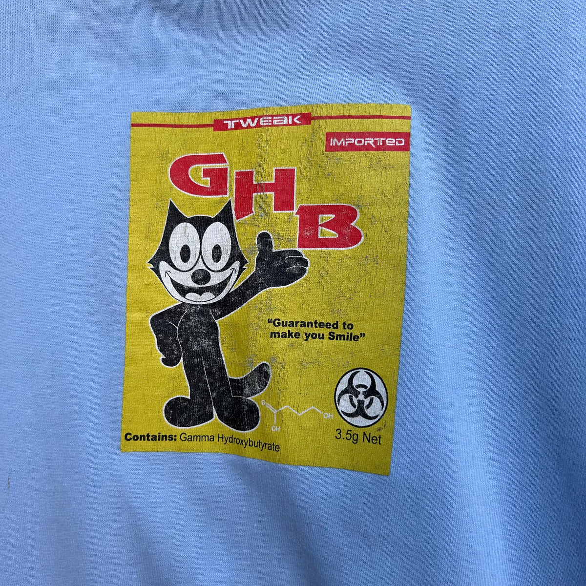 Vintage Felix The Cat GHB Tweak Rave T-shirt