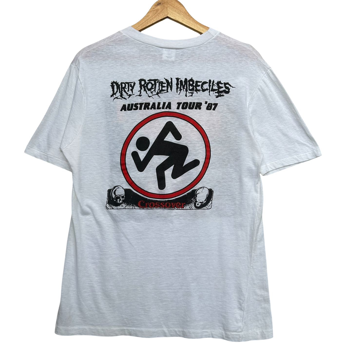 1987 Dirty Rotten Imbeciles Australian Tour Vintage T-shirt