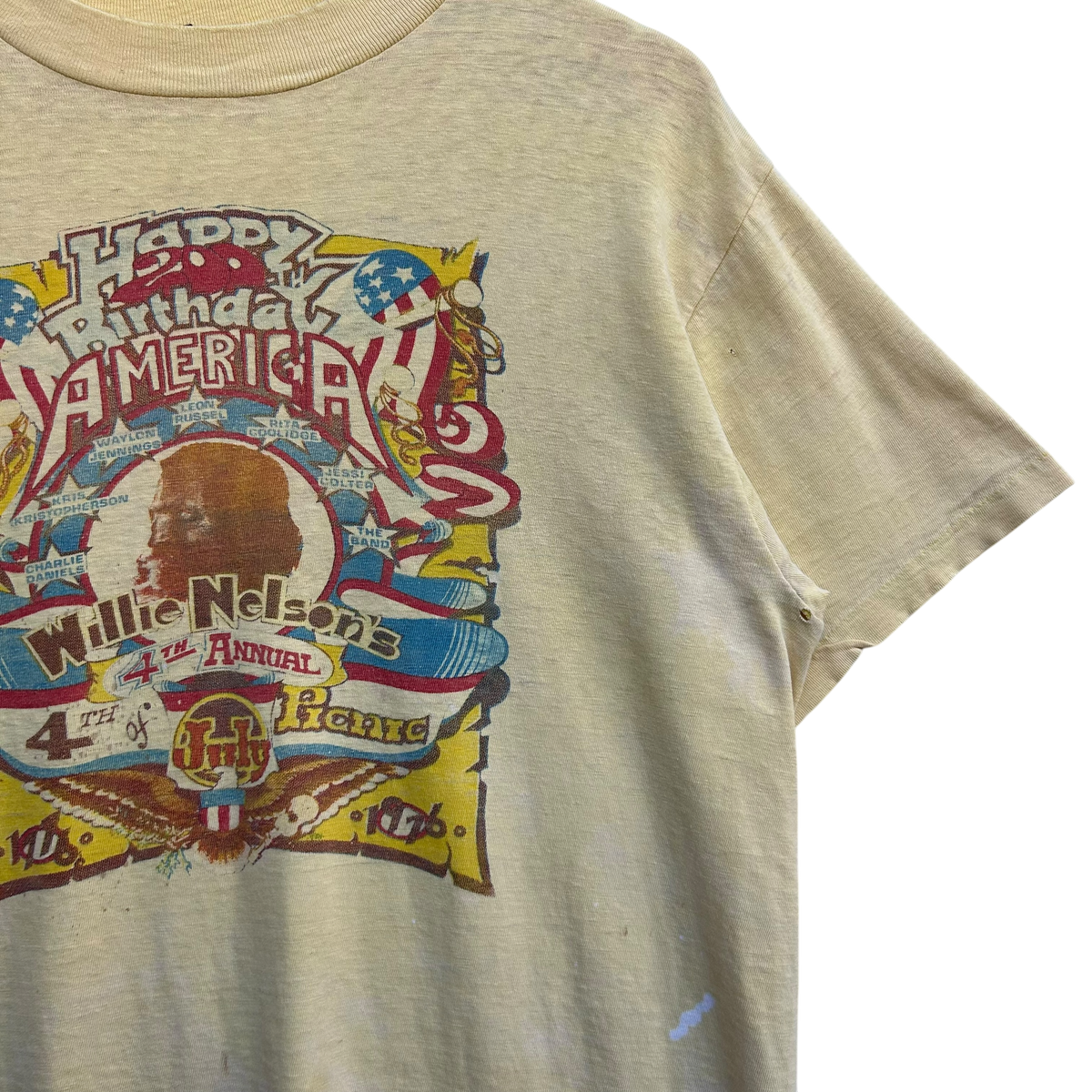 1970’s Willie Nelson 4th of July Picnic T-shirt