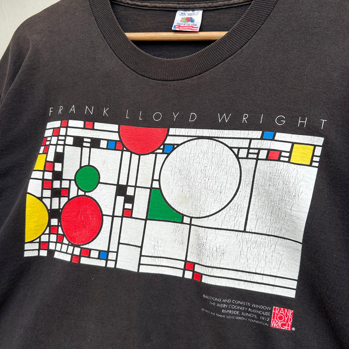 Vintage Frank Lloyd Wright Balloons and Confetti T-shirt