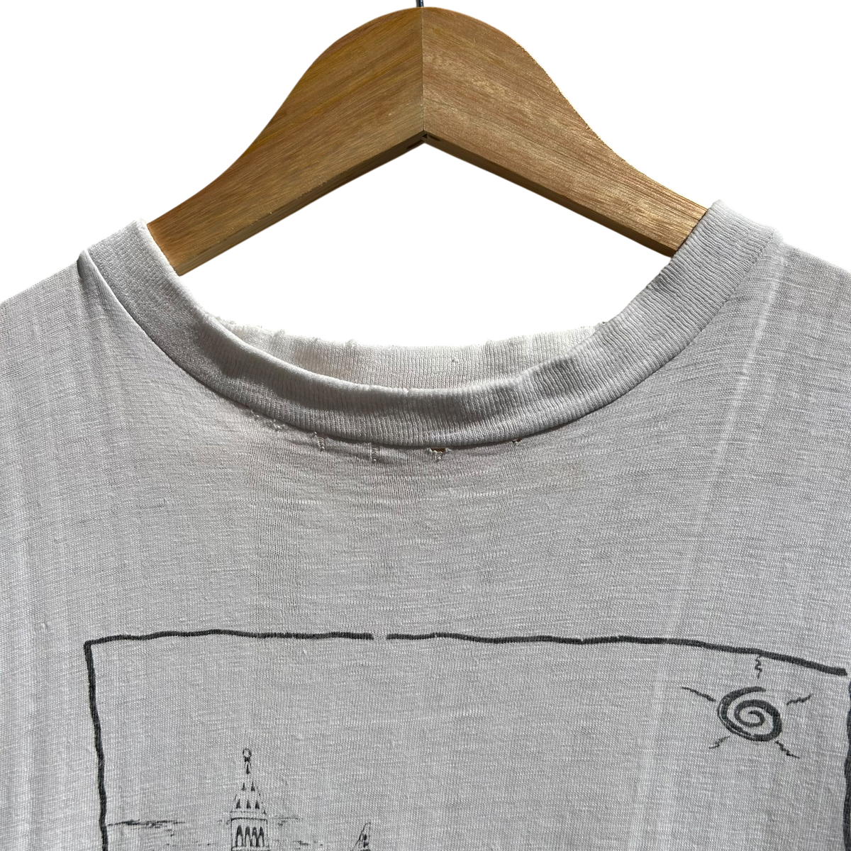 1995 London Protest Big Ben Plane Crash T-shirt