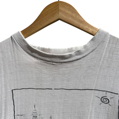 1995 London Protest Big Ben Plane Crash T-shirt