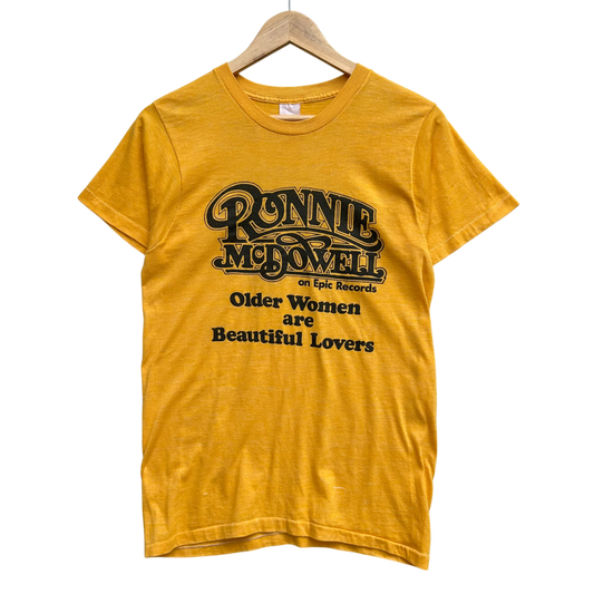 1972 Ronnie McDowell ‘Older Women are Beautiful Lovers’ T-shirt