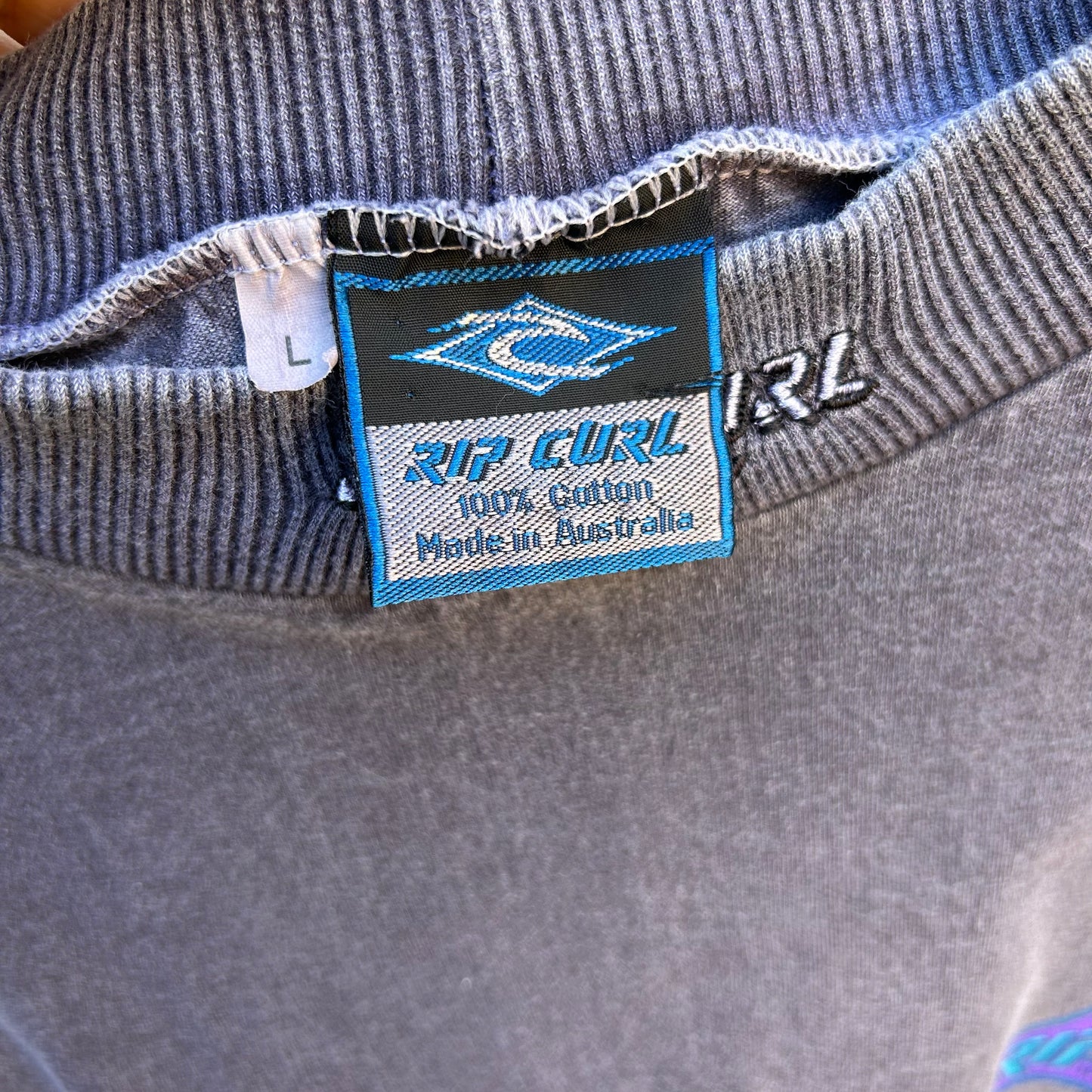 1990’s Ripcurl Mockneck Embroidered Longlseeve