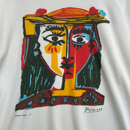 1994 Picasso ‘Portrait of a a Woman with a Hat’ Vintage Art T-Shirt