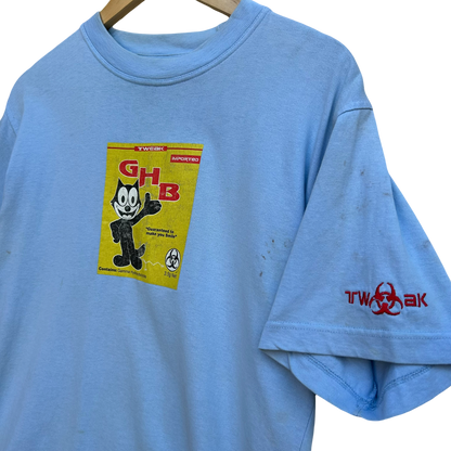 Vintage Felix The Cat GHB Tweak Rave T-shirt