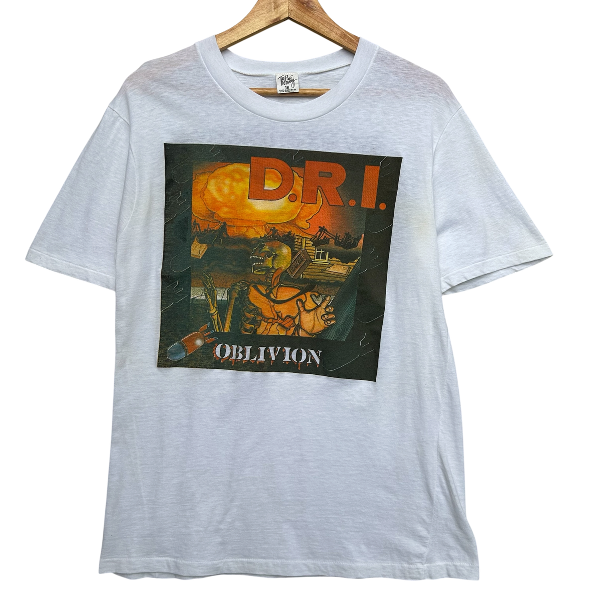 1987 Dirty Rotten Imbeciles Australian Tour Vintage T-shirt