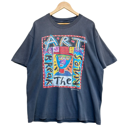 Vintage 1990’s Fred Babb ‘Art Breaks The Rules’ T-shirt