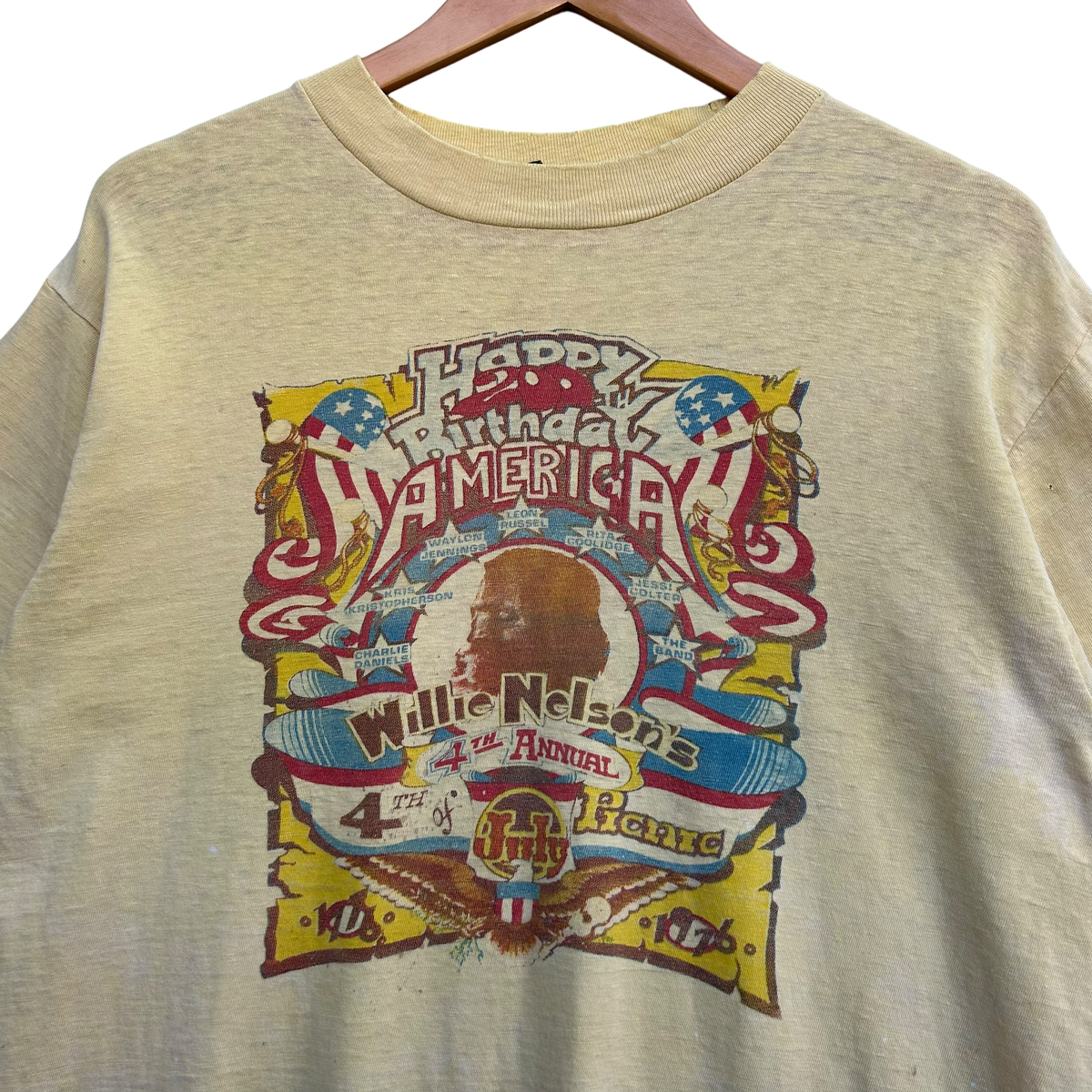 1970’s Willie Nelson 4th of July Picnic T-shirt