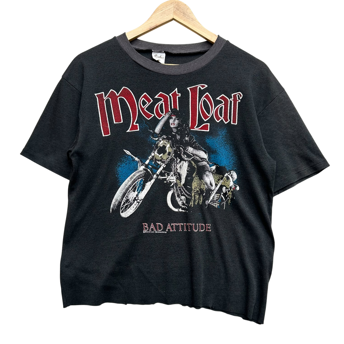 1985 Meat Loaf Bad Attitude Australian Tour T-shirt