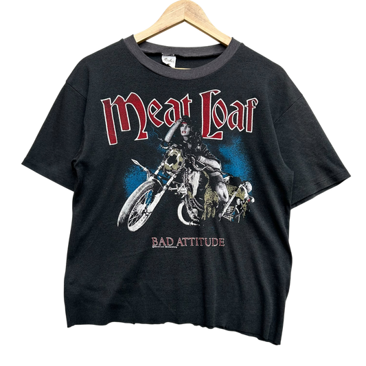1985 Meat Loaf Bad Attitude Australian Tour T-shirt