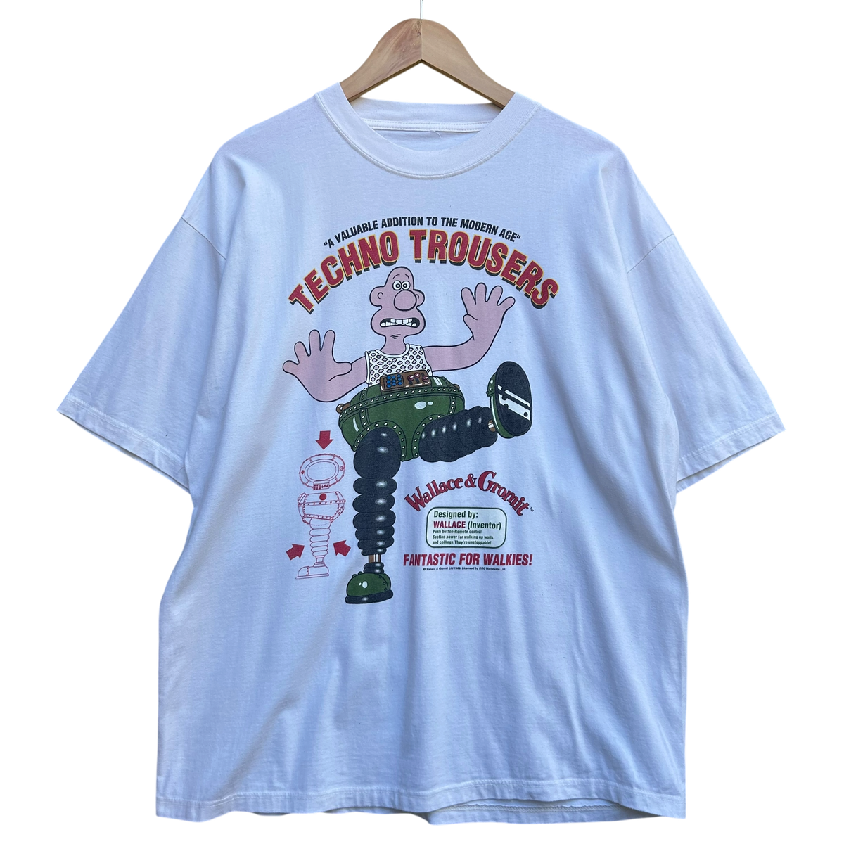 Vintage 1990’s Wallace and Gromit Techno Trousers T-shirt