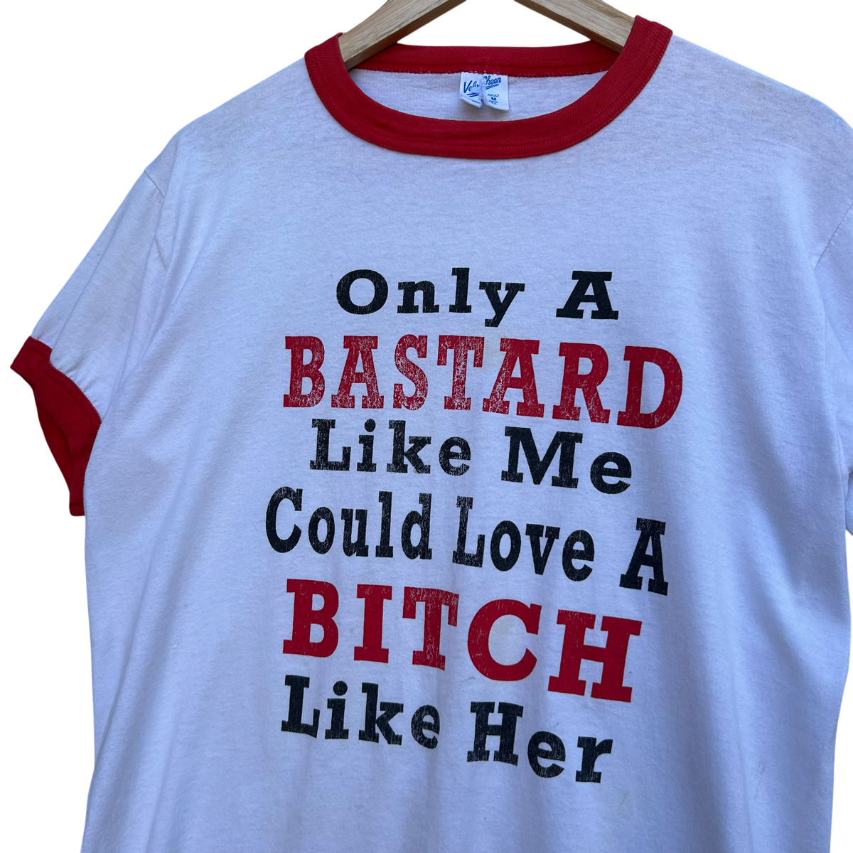 1970’s Only a Bastard Novelty Ringer T-shirt