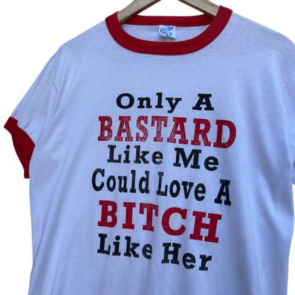 1970’s Only a Bastard Novelty Ringer T-shirt