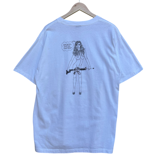 1980’s Gun Control Nude Graphic T-shirt