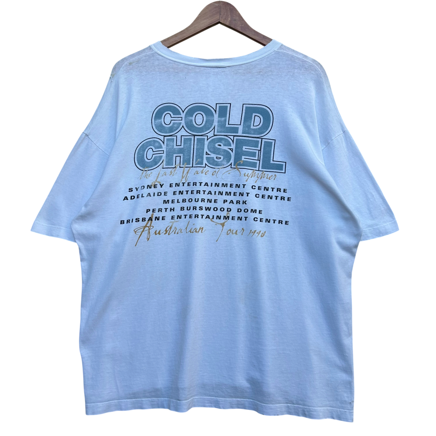 1996 Cold Chisel Australian Tour T-shirt