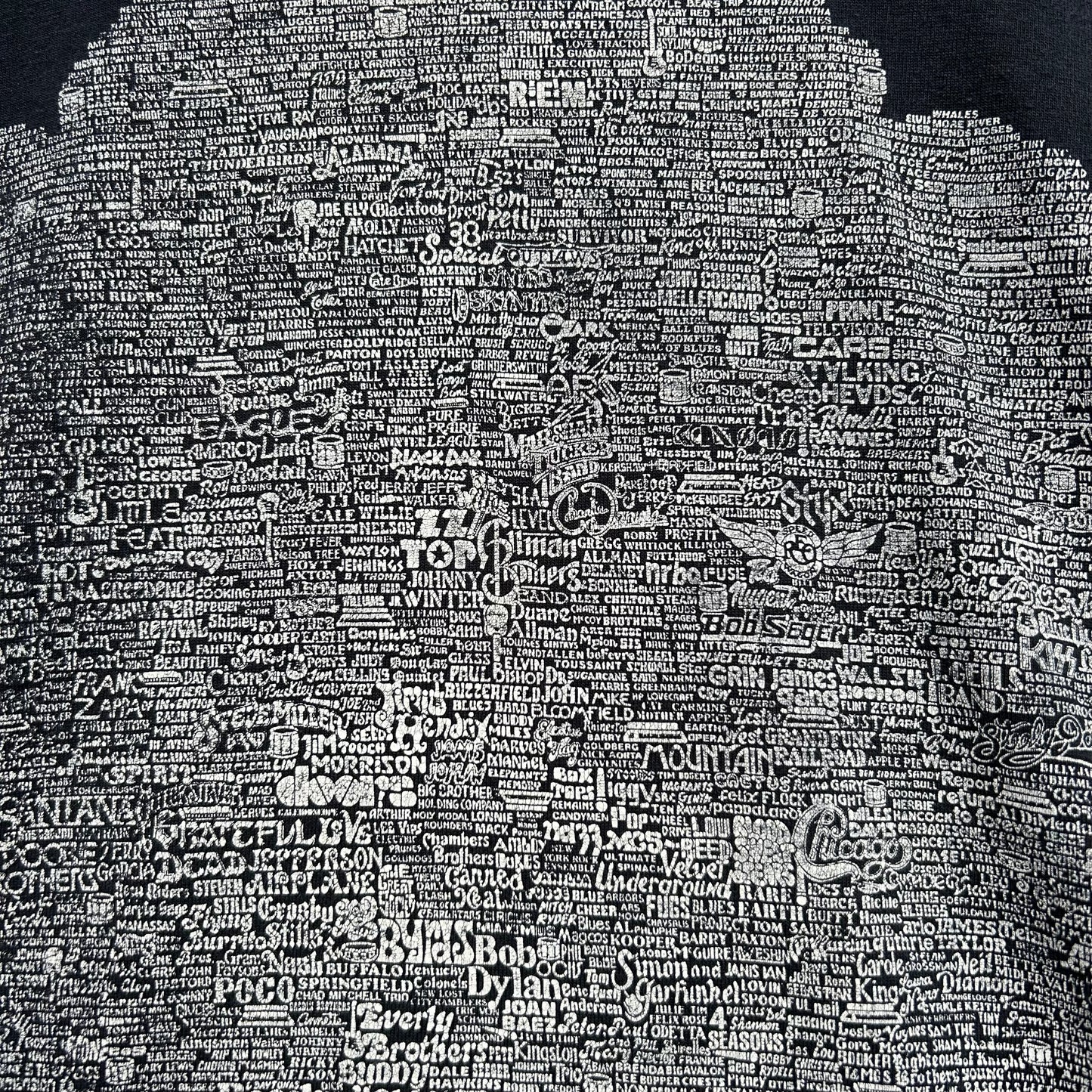 1989 Family Tree of American Rock Vintage T-shirt