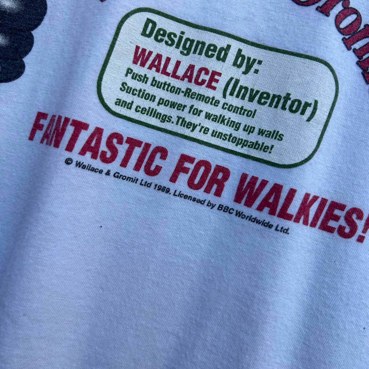 Vintage 1990’s Wallace and Gromit Techno Trousers T-shirt
