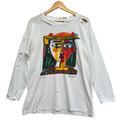 1994 Picasso ‘Portrait of a a Woman with a Hat’ Vintage Art T-Shirt