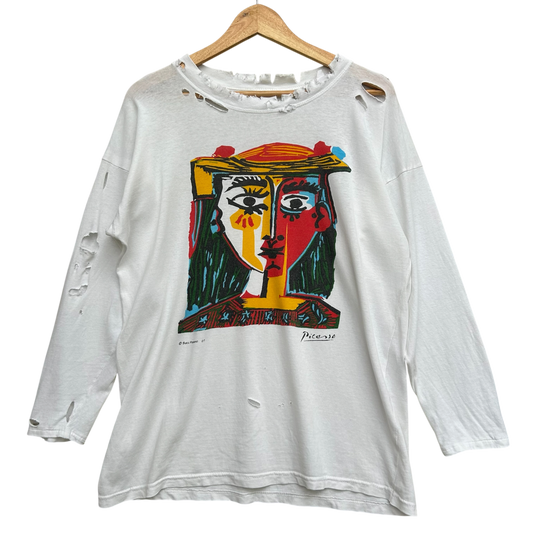 1994 Picasso ‘Portrait of a a Woman with a Hat’ Vintage Art T-Shirt