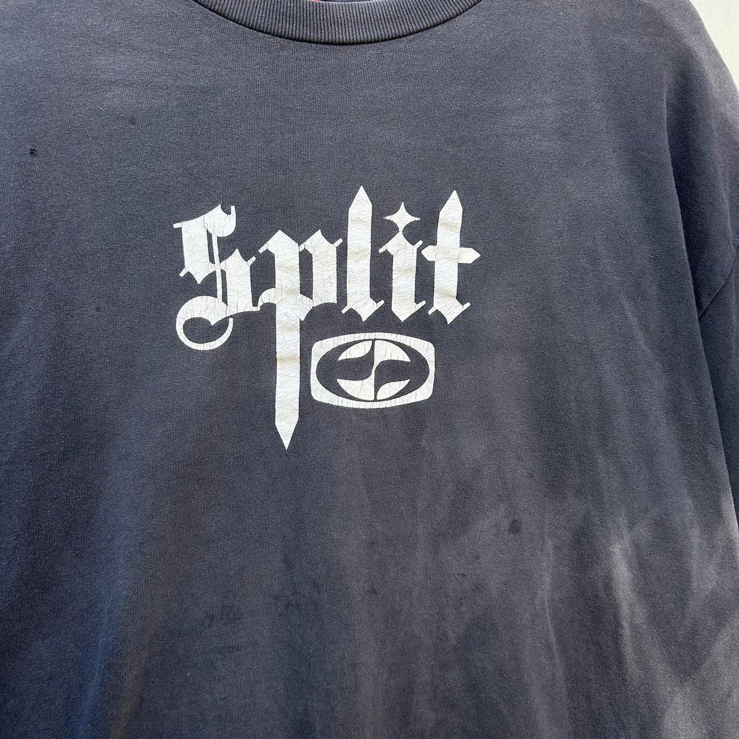 Vintage Split Faded Skate Tee