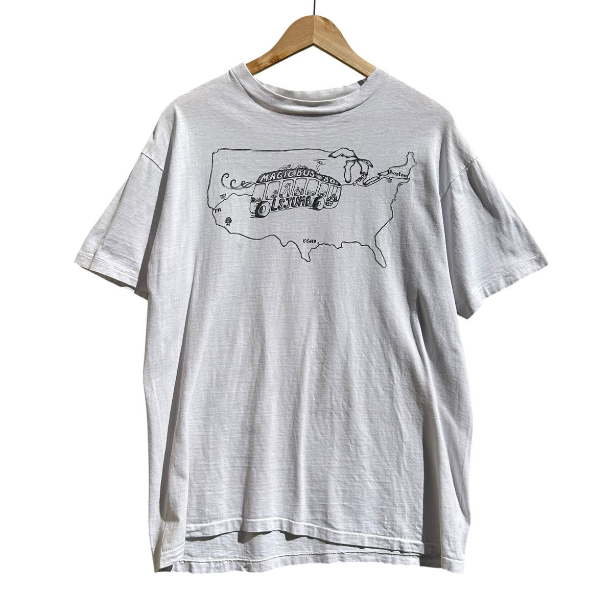1980’s Stanford Marching Band Magic Bus Tour T-shirt