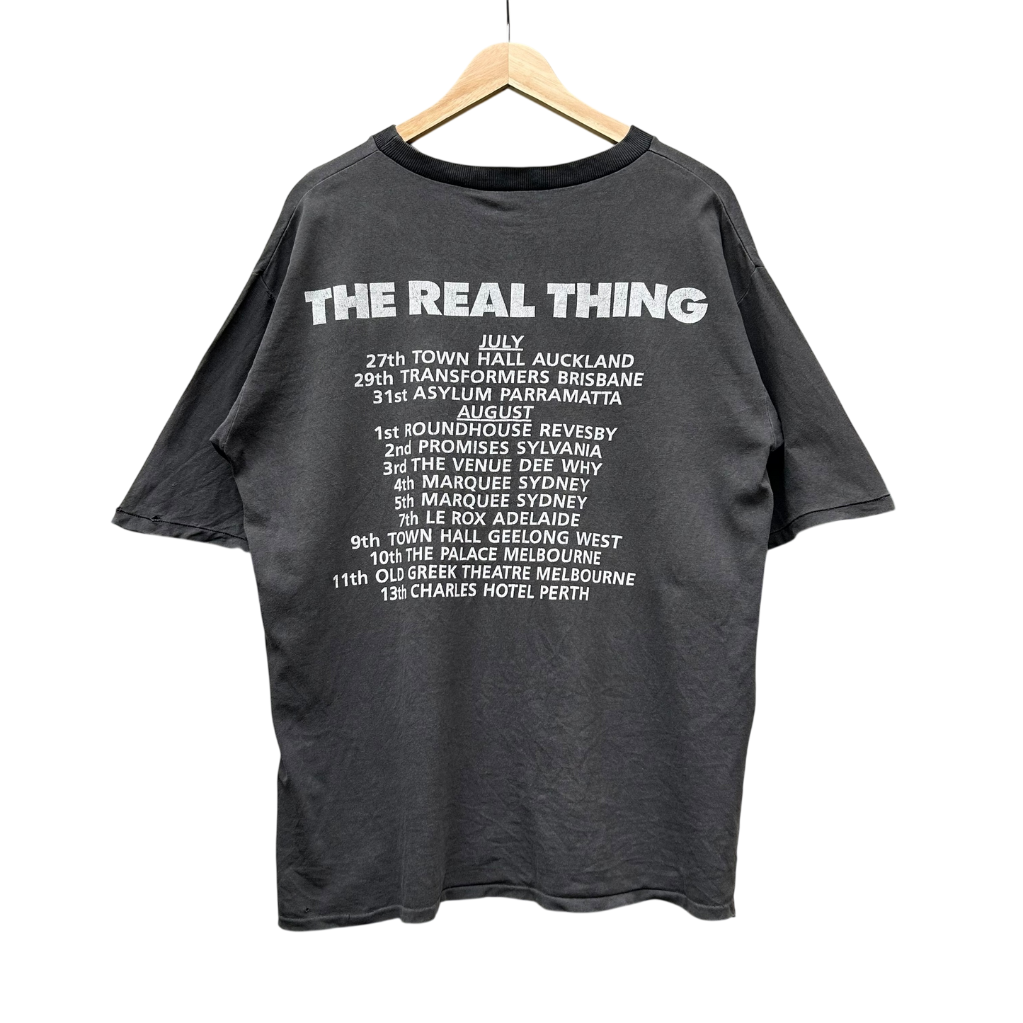1989 Faith No More The Real Thing Australian Tour T-Shirt