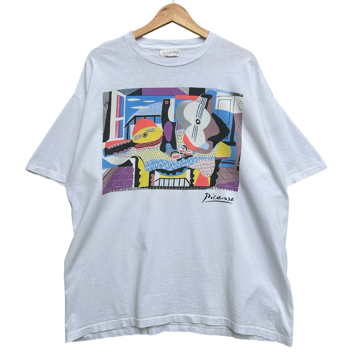 1988 Picasso ‘Mandolin and Guitar’ Vintage Art T-shirt