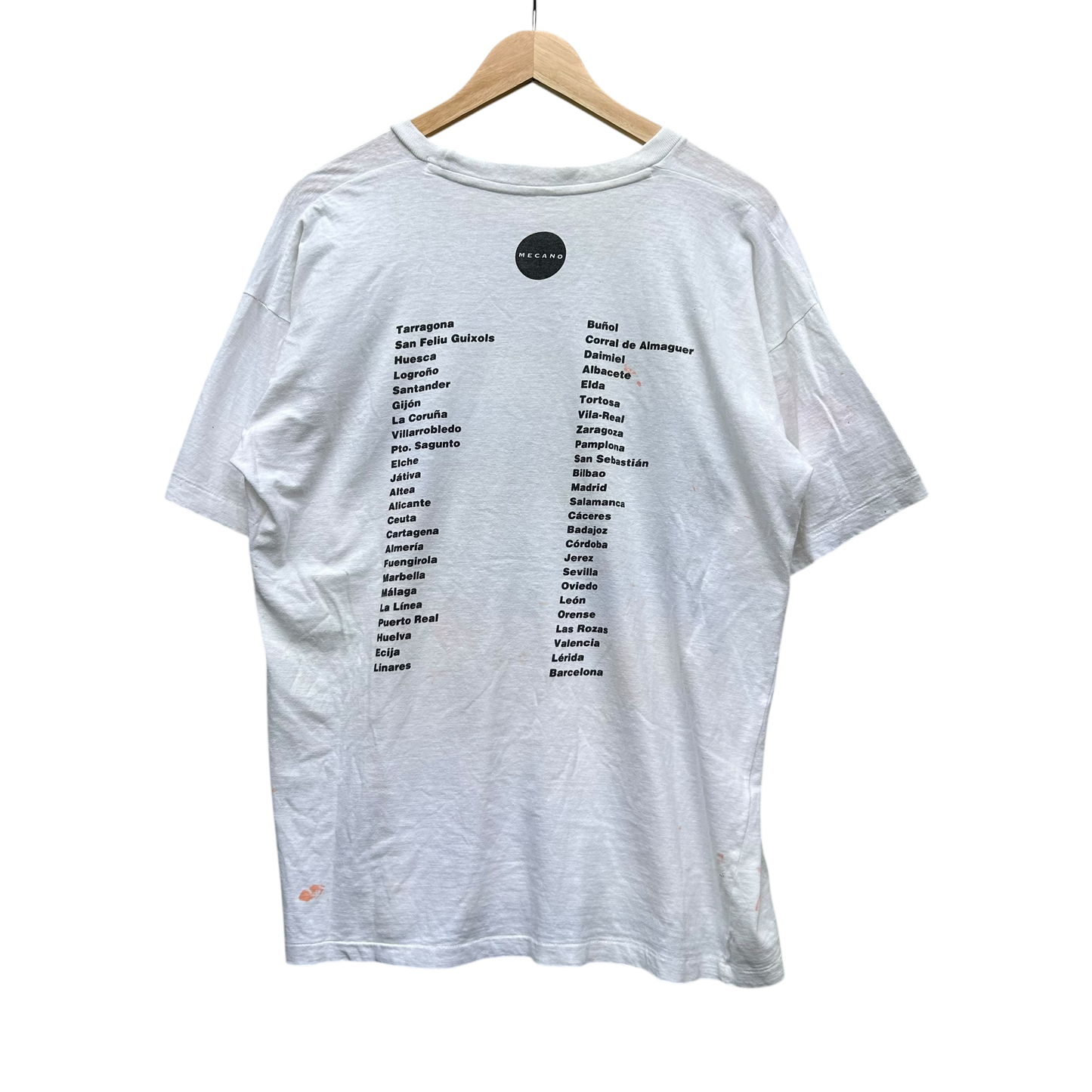 1992 Mecano European Tour T-shirt