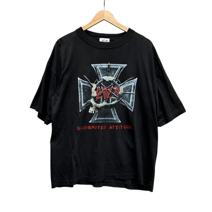 1996 Sayer Undisputed Attitude Templar Cross T-Shirt
